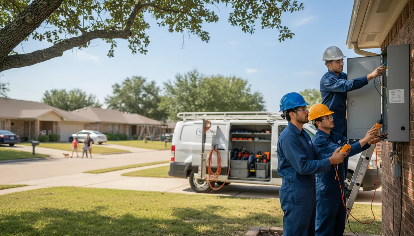 Certified electrician providing emergency electrical services in Eddyville, IA
